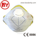 FFP1 fold-flat valved active carbon protective mask